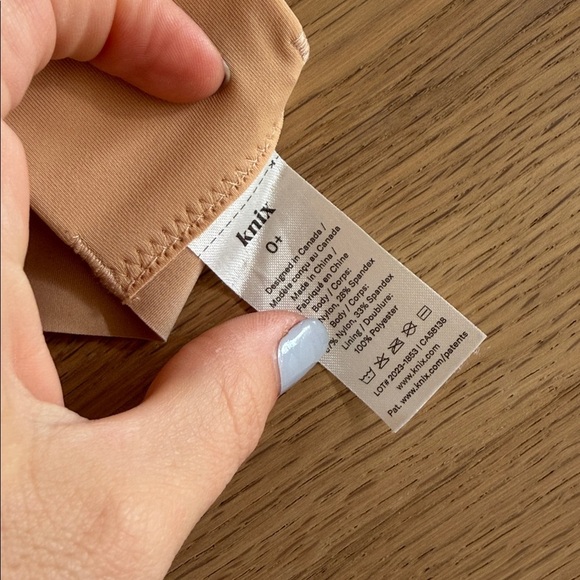 💫 Knix WingWoman Contour Bra – Tan (Retired Style)
Size 0+ - Picture 4 of 7